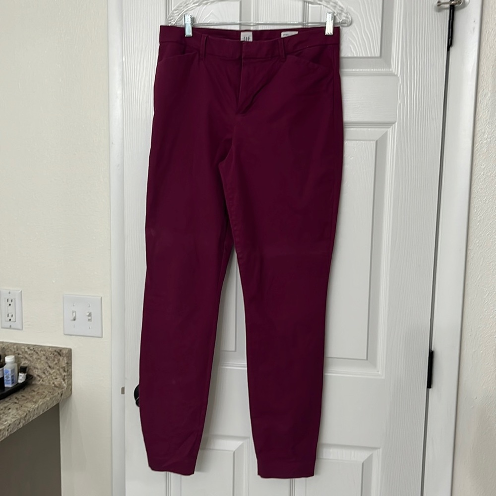 Gap signature skinny ankle khaki